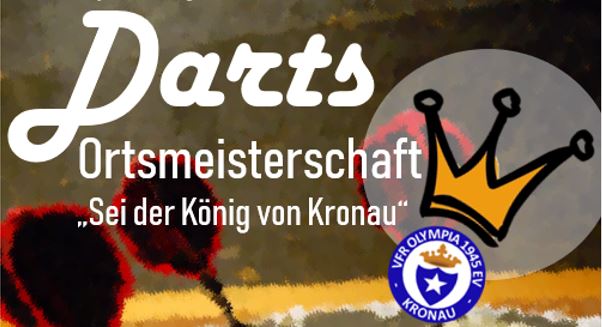 1. Darts Ortsmeisterschaft