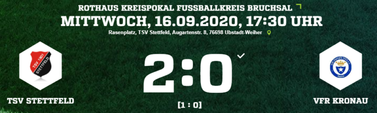 Pokalaus im Viertelfinale