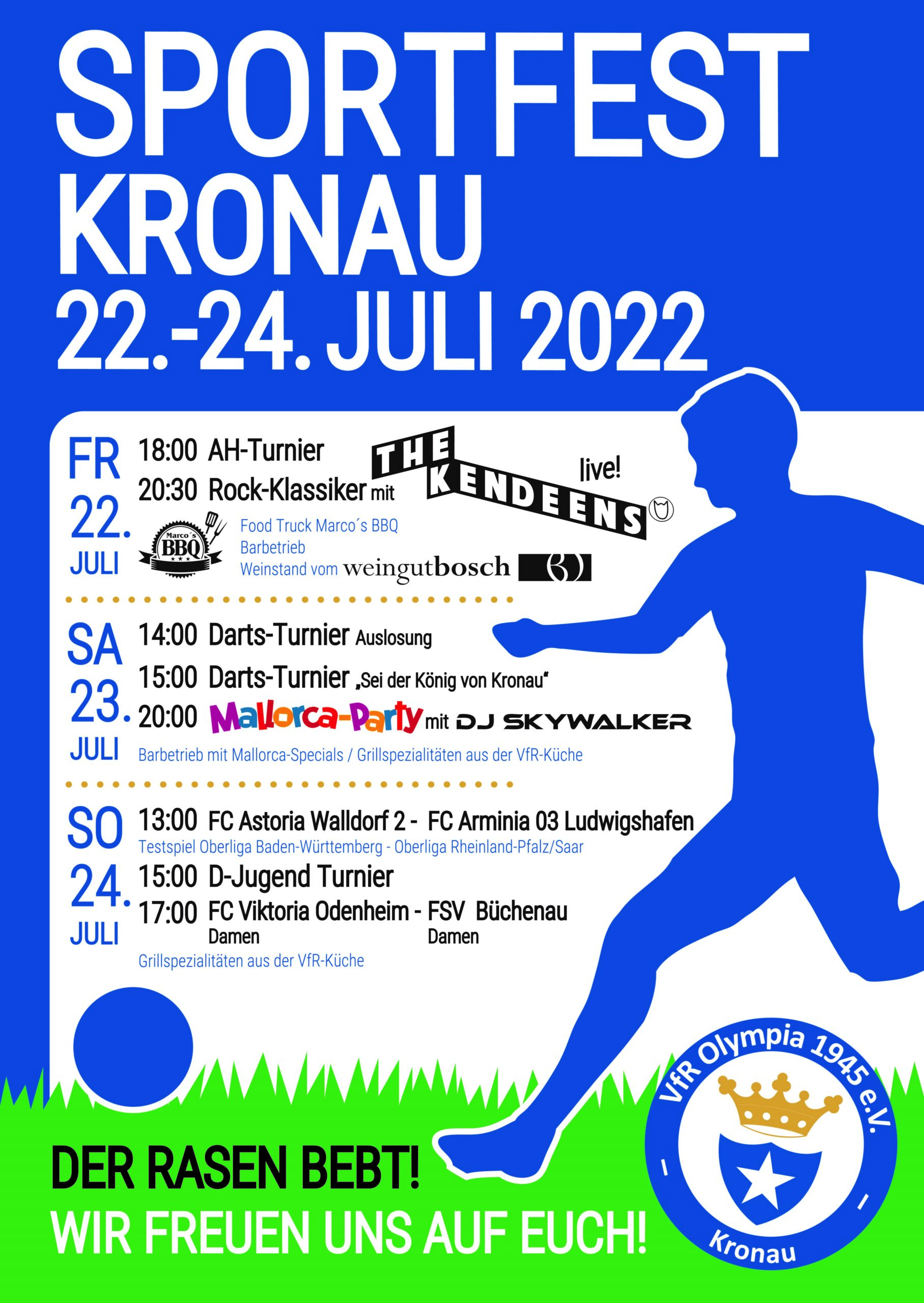 Sportfest 2022 +++ VfR Olympia Kronau 1945 e.V.